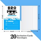 20 Funny Birthday Invitations Boys Birthday Invitations Pool Party Invitation   