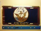License Plate - United States Dept  Of The Navy - Us Military