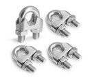 4 Abrazaderas Para Cable M12  De 7 16 Pulgadas  De Acero Inoxidable