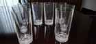Lead Crystal Glasses  6 Inch  Set Of 8  Vintage New Condition 