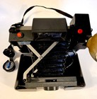 Vintage Polaroid Automatic 210 Land Camera Bundle Flash Meter Untested