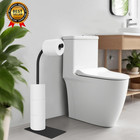 Toilet Paper Holder Stand Free Standing Toilet Paper Holder With Weighted   