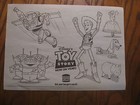 Burger King Placemat Trayliner - Toy Story On Video - 1996