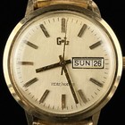 Vintage Gl Gensler Lee Veri matic Verimatic 10k Gold-filled Day date Watch Works