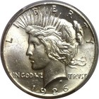 1926 Peace Dollar   Pcgs Ms-64