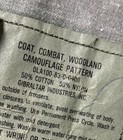 Vtg 80s Usgi Woodland Camo Bdu Combat Jacket Coat M Medium X-long Army Military