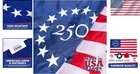 Historical Usa Flag - Sewn Stripes   Embroidered Stars