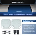 Wheel Front End Alignment Turn Plates Set 2 Pack Truck Turntable Plates 5ton New