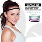 5 Pack Thin Elastic Sport Headband Fitness Moisture Wicking Sweatband