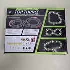 Jumplanma Top Turbo Electric Slot Car Race Track Set 1 43 Scale W  2 Cars - New 