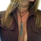 Western Jewelry For Women Bohemian Turquoise Necklace Earrings Cowgirl A  