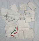 Lot Of 50 Vintage Cutter Craft Table Runners Linens Napkins Doilies