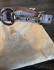 Gucci Gg Girls Patent Leather Purple Buckle Belt Kids Authentic Gucci 