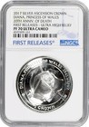2017 1 Crown Proof  Ascension Diana Princess Of Wales Ultra High Relief 2 Oz Sil