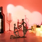 Romantic Couple Statue In Love  Iron Couple Sculpture Home Decor  Love Figurine
