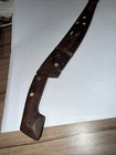 Philippine Moro Curved Blade Knife With Wooden Scabbard 14   