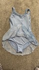Mirella Mesh Sleeveless Tutu Dress Blue Toddler Size 8-10 Ballet Dance Costume