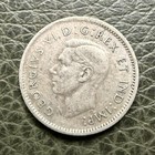 1943 Canada 10 Cents Silver Coin King George Vi  0 800 Silver