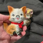 Pair Of Vintage Kitten Figurines