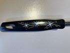 Vintage 1960   s Mcm Black  Star Pattern Kitchamajig Utensil