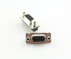 Qty 2 New 9 Pin Serial D Sub Female Straight Te Connectivity 5750678-1 Pcb Mount