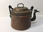 Antiques Middle East Copper Tea Kettle  10  Tall Including Handle  10  Widest