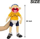 24inch Jeffy Puppet Hand Puppet Plushie Toy  Fun Naughty Puppet Toy
