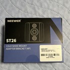 Neewer St26 Cold Shoe Mount Adapter Bracket For Flash Universal Black