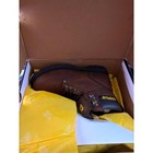 Caterpillar Second Shift 6  Boot Mens- 12 Dark Brown Leather Oil Resistant Nib