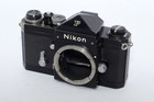 Vintage Black Nikon F 35mm Slr Film Camera  Eye Level Prism  Instructions  G w o
