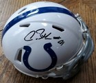 Nice Autographed Colts Antoine Bethea Speed Mini Helmet Jsa Coa Football Signed