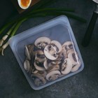 Stasher Premium Silicone Reusable Food Storage Bags Lunch Starter Kit -clear-4pk