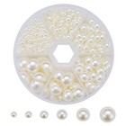  690 Pcs 4 5 6 8 10 12mm Flat Back Half Round Pearl Cabochons For Nail Diy 