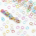 About 7200pcs 24 Colors Jump Rings Jewelry Findings 6mm Jewelry Open Jump Rings