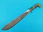 Vintage Antique Mexican South American Large Machete Knife Sword W  Sheath