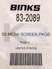New Sealed  lot Of Two  Binks 83-2089 50 Mesh Screen Filter Element