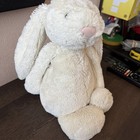 Jellycat Bashful Bunny White Plush Stuffed Animal Medium 16    Rabbit 