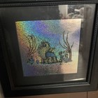 Signed Slowing For The Sound Rare Mirror Foil Print Marq Spusta Print  Framed
