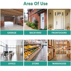 2pack Dummy Fake Camera Surveillance Security Cctv Dome Indoor Outdoor Led Light