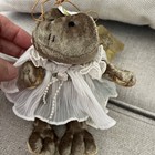 Vintage Russ Berrie Angelique Angel Frog 9  Victorian Grace Plush Animal Toy Nwt