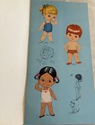 Vintage Uncut Paper Doll Book - Artcraft - We Three 4234