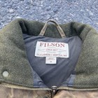 Filson Men s Full Zip Hunting Vest M Solid Brown green Cotton