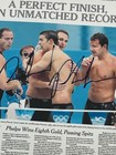 Olympic Champion Michael Phelps Signed 16x20 Beckett Bas And Steiner Coa Tags