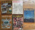  5 Vtg 1940s 1956 Holiday Magazine Washington Carolina San Fran Milwaukee Munich
