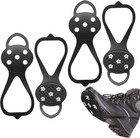 5 Spikes Crampons  4 Pcs Ice Cleats For Shoes And Boots  Anti-slip Ice Spikes   
