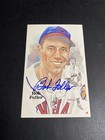 Signed Bob Feller  Indians  3rd No 87 Perez Postcard 06817   Sid