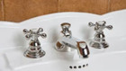 Newport Brass Astor 920 26 Widespread Bathroom Sink Faucet Polished Chrome New 