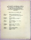     Vintage Original Chez Panisse Restaurant Menu     Jan 1977     Berkeley  Ca     Rare