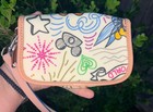 Dooney   Bourke Walt Disney World Disneyland Sketch Pattern Wristlet Pouch