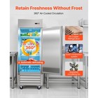 Uimoso 29  Commercial Upright Refrigerator 22 Cu ft Single Door And 4 Shelves